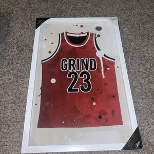 Grind 23 Basketball Jersey Painting Decoration Picture